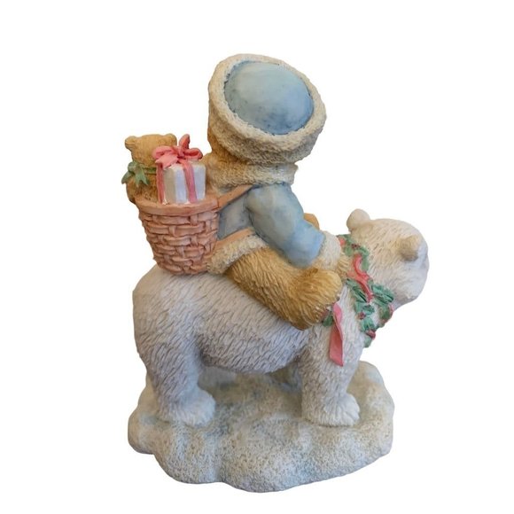 Vintage 1994 Cherished Teddies 622796 Eric "Bearings Tidings of Joy" Figurine En - Picture 4 of 8